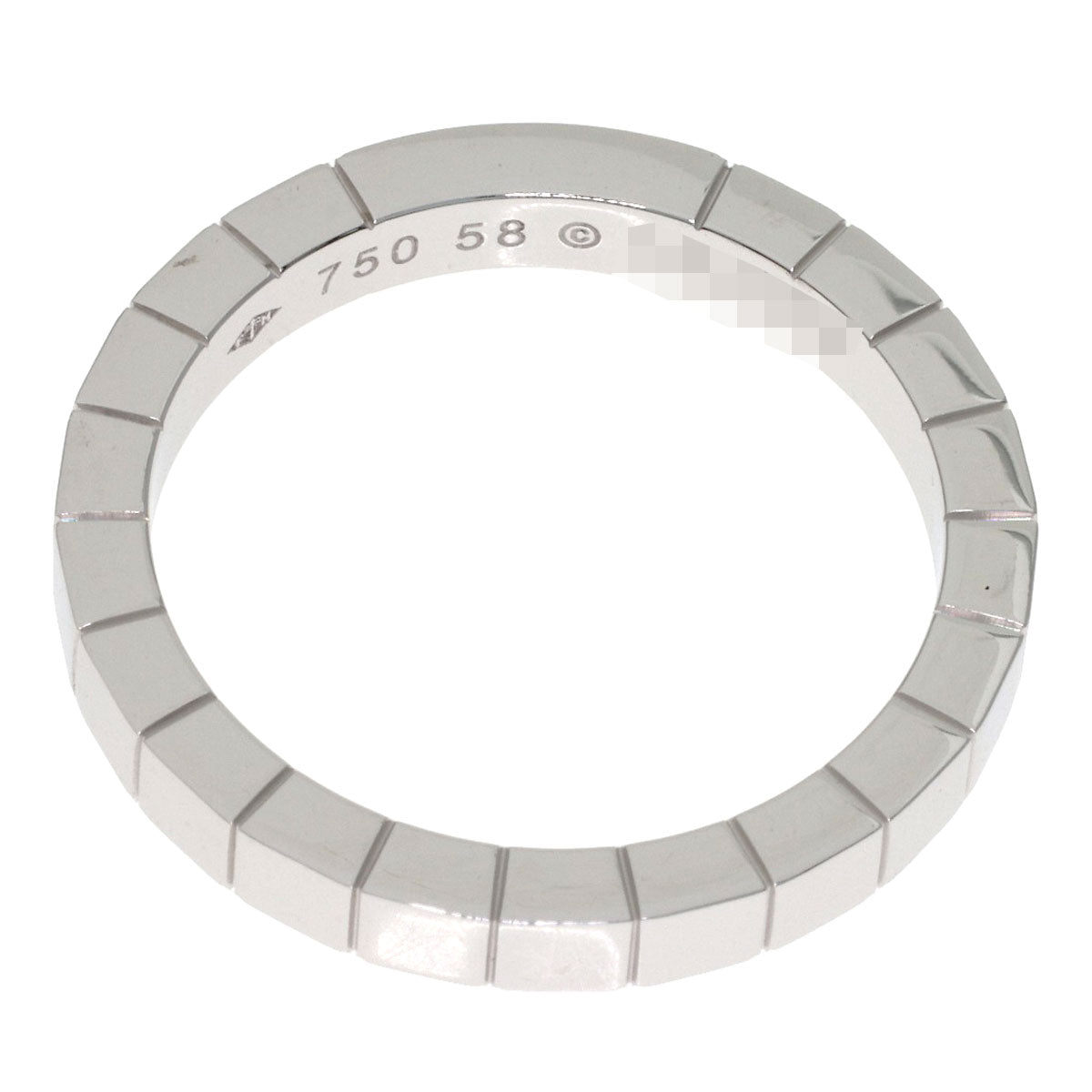 CARTIER Lanier # 58 Ring K18 White Gold Ladies [Used]
