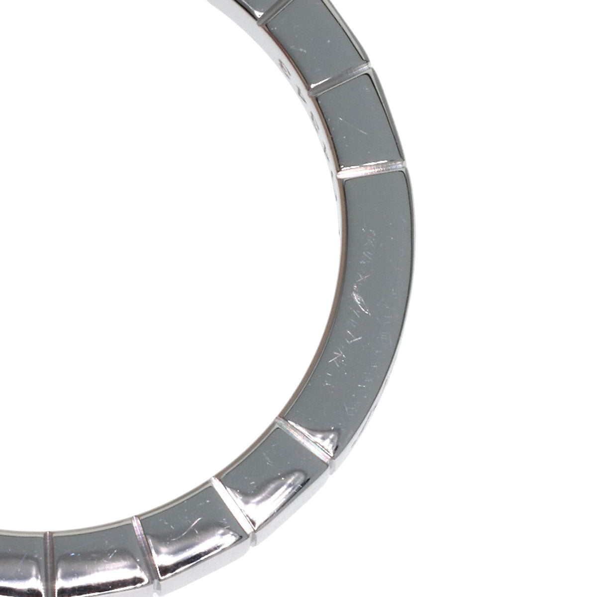 CARTIER Lanier # 58 Ring K18 White Gold Ladies [Used]