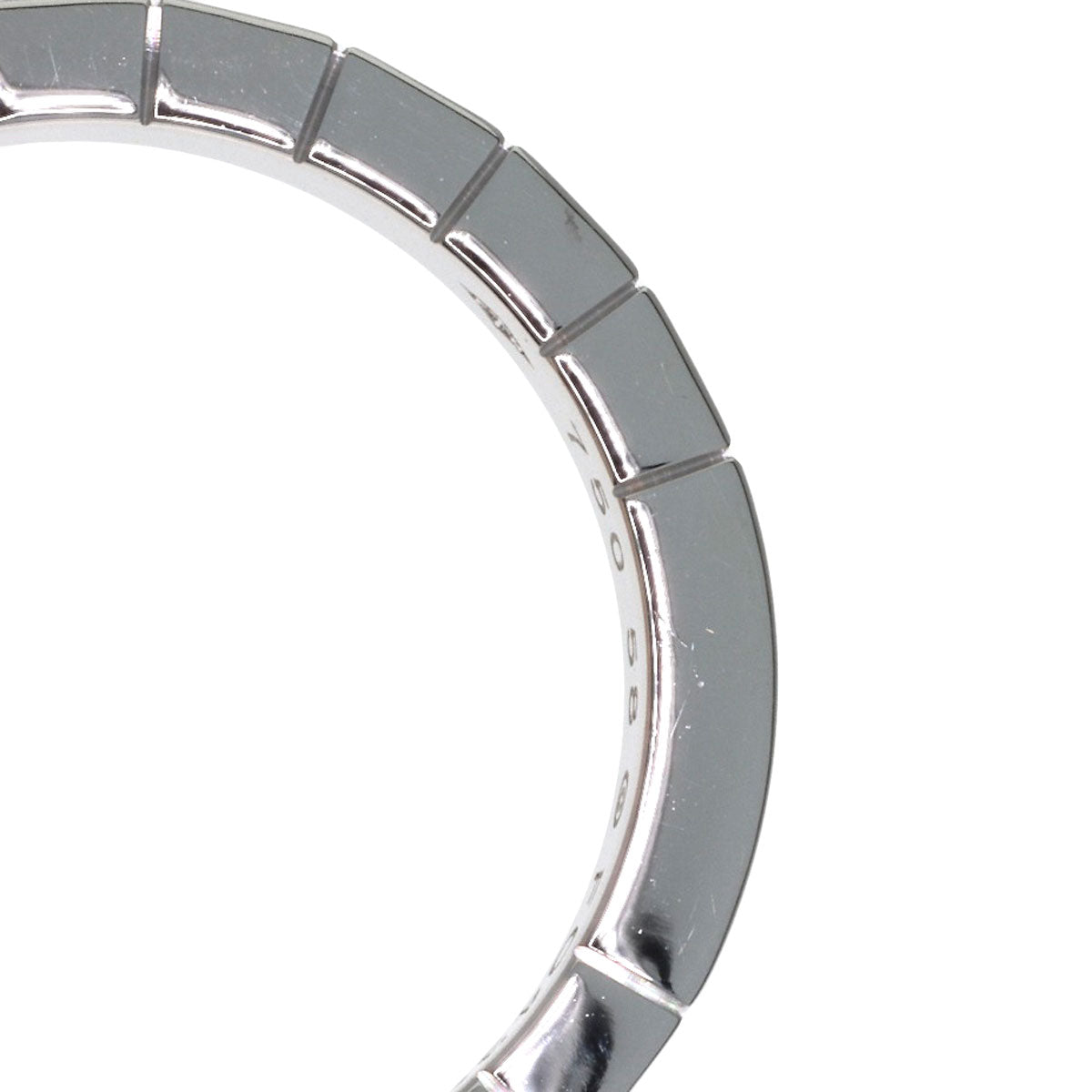 CARTIER Lanier # 58 Ring K18 White Gold Ladies [Used]