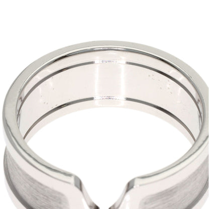 CARTIER C2 Ring LM #67 Ring K18 White Gold Ladies [Used]