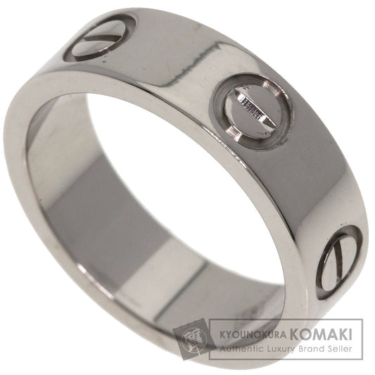 CARTIER love ring #49 Ring K18 White Gold Ladies [Used]