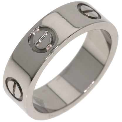 CARTIER love ring #49 Ring K18 White Gold Ladies [Used]