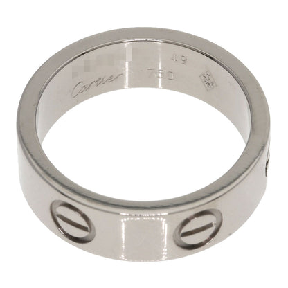 CARTIER love ring #49 Ring K18 White Gold Ladies [Used]