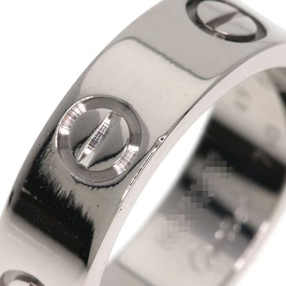 CARTIER love ring #49 Ring K18 White Gold Ladies [Used]