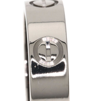 CARTIER love ring #49 Ring K18 White Gold Ladies [Used]