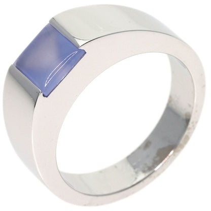 CARTIER Tank Ring Chalcedony #51 Ring K18 White Gold Ladies [Used]