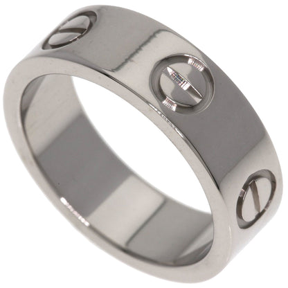 CARTIER love ring #48 Ring K18 White Gold Ladies [Used]