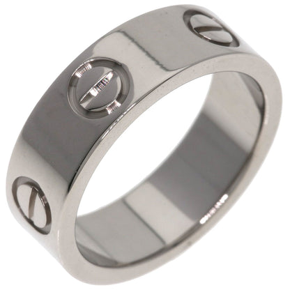 CARTIER love ring #48 Ring K18 White Gold Ladies [Used]