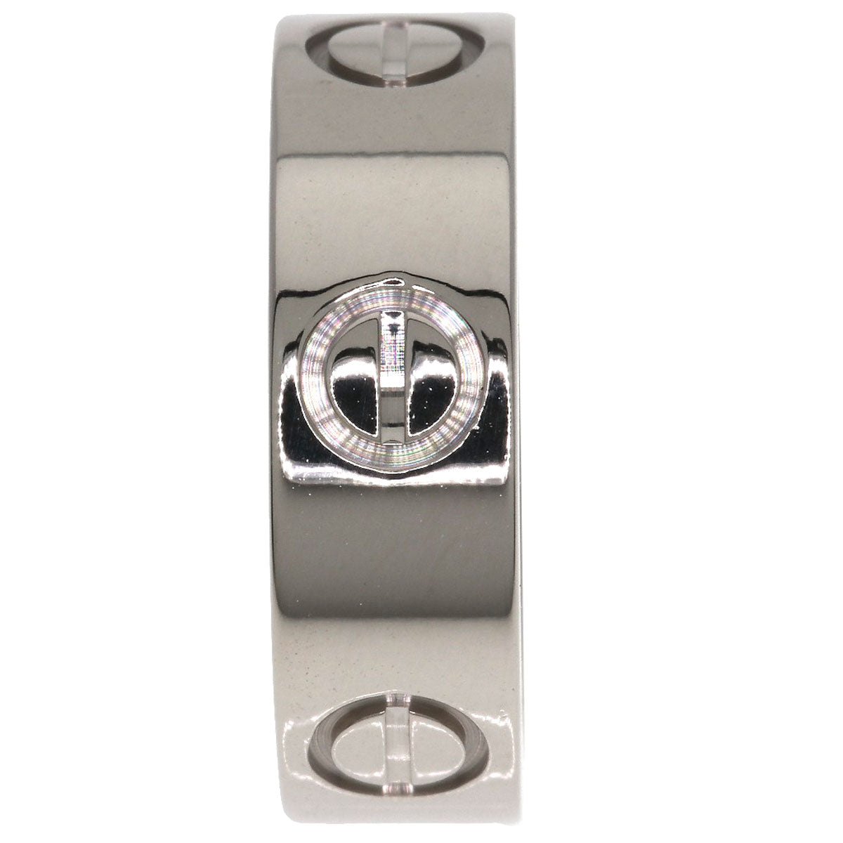 CARTIER love ring #48 Ring K18 White Gold Ladies [Used]