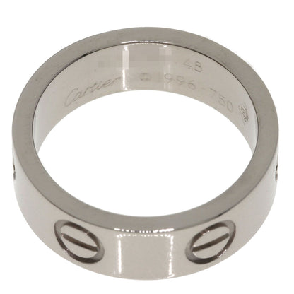 CARTIER love ring #48 Ring K18 White Gold Ladies [Used]