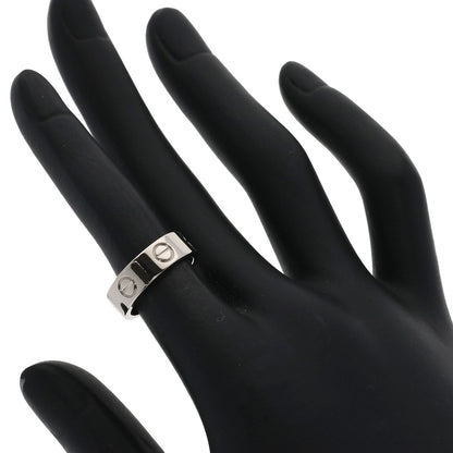 CARTIER love ring #48 Ring K18 White Gold Ladies [Used]