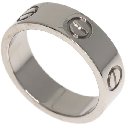 CARTIER love ring #51 Ring K18 White Gold Ladies [Used]
