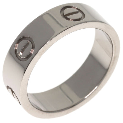 CARTIER love ring #51 Ring K18 White Gold Ladies [Used]