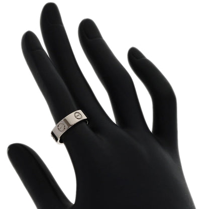 CARTIER love ring #51 Ring K18 White Gold Ladies [Used]