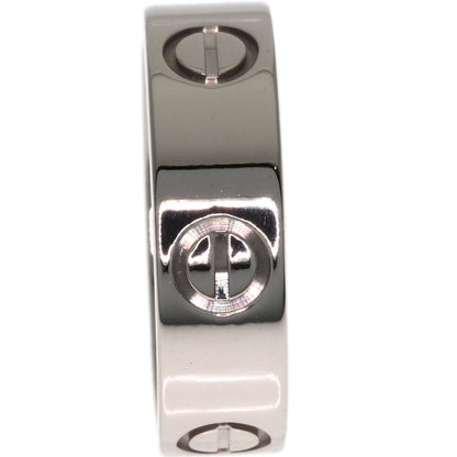 CARTIER love ring #51 Ring K18 White Gold Ladies [Used]