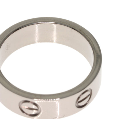 CARTIER love ring #51 Ring K18 White Gold Ladies [Used]