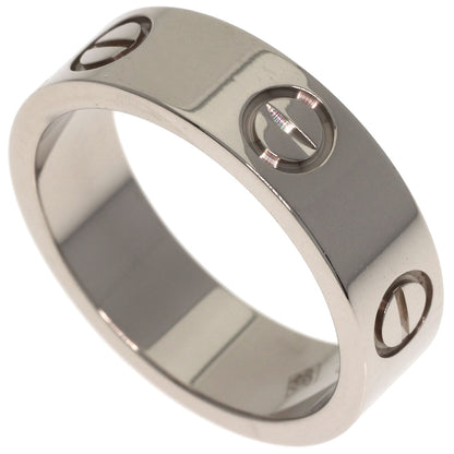 CARTIER love ring #52 Ring K18 White Gold Ladies [Used]