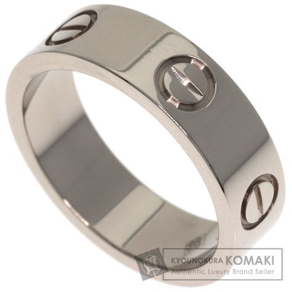 CARTIER love ring #52 Ring K18 White Gold Ladies [Used]