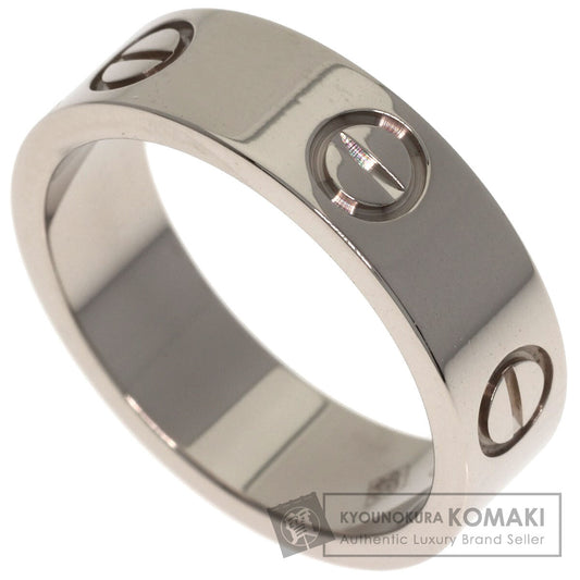 CARTIER love ring #52 Ring K18 White Gold Ladies [Used]