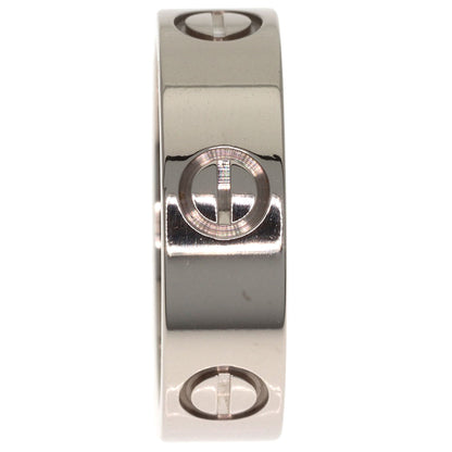 CARTIER love ring #52 Ring K18 White Gold Ladies [Used]