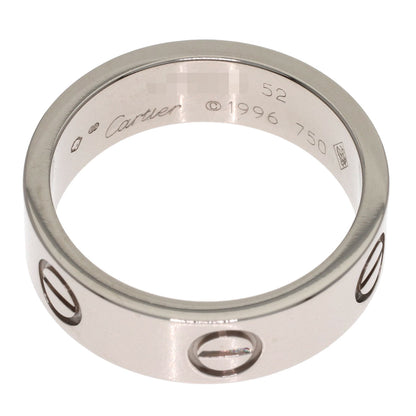 CARTIER love ring #52 Ring K18 White Gold Ladies [Used]