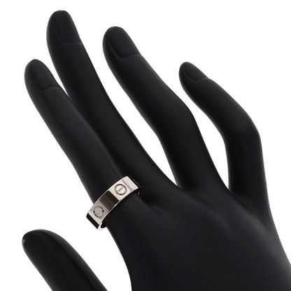 CARTIER love ring #52 Ring K18 White Gold Ladies [Used]