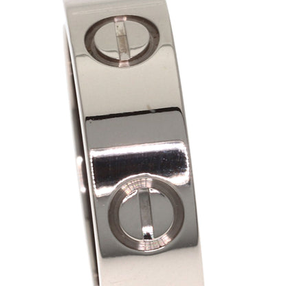 CARTIER love ring #52 Ring K18 White Gold Ladies [Used]