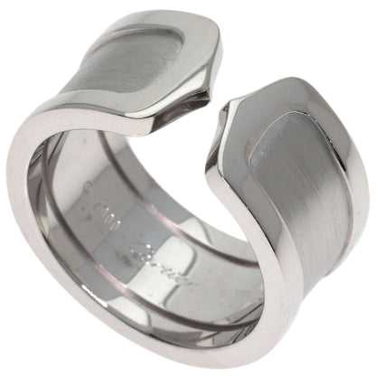 CARTIER C2 ring LM # 53 Ring K18 White Gold Ladies [Used]