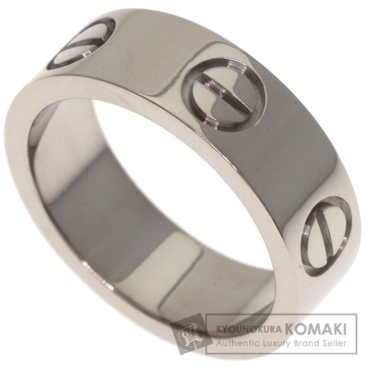 CARTIER love ring #47 Ring K18 White Gold Ladies [Used]