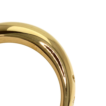 CARTIER Ellipse Diamond #53 Ring K18 Yellow Gold Ladies [Used]