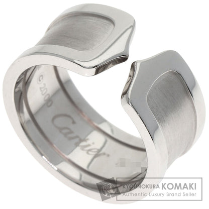 CARTIER C2 LM #55 Ring K18 White Gold Ladies [Used]