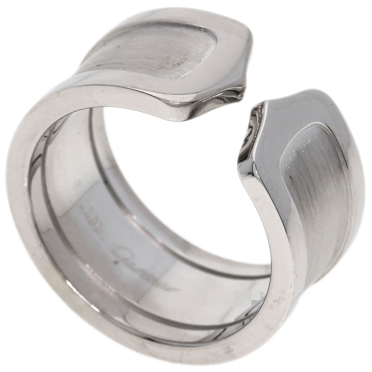 CARTIER C2 ring # 53 Ring K18 White Gold Ladies [Used]