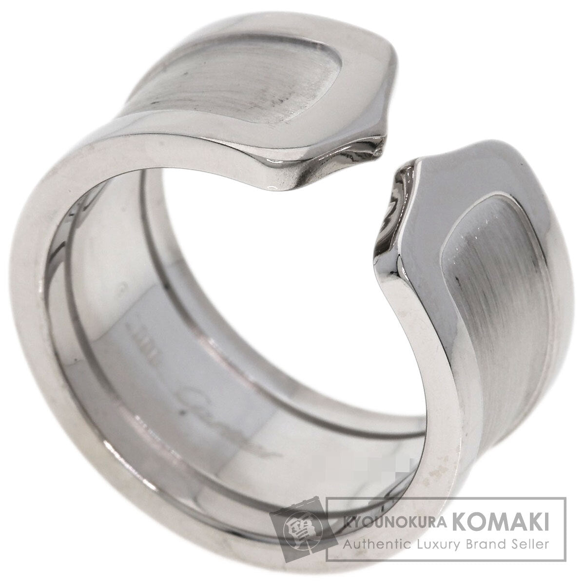 CARTIER C2 ring # 53 Ring K18 White Gold Ladies [Used]