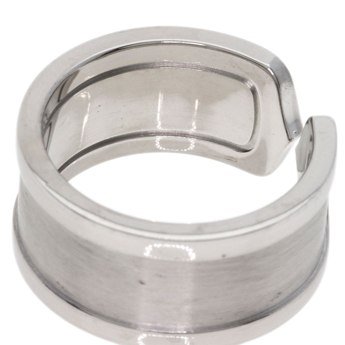 CARTIER C2 ring # 53 Ring K18 White Gold Ladies [Used]