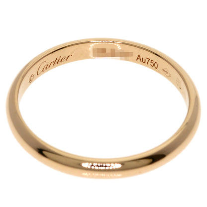 CARTIER Wedding #51 Ring K18 Pink Gold Ladies [Used]