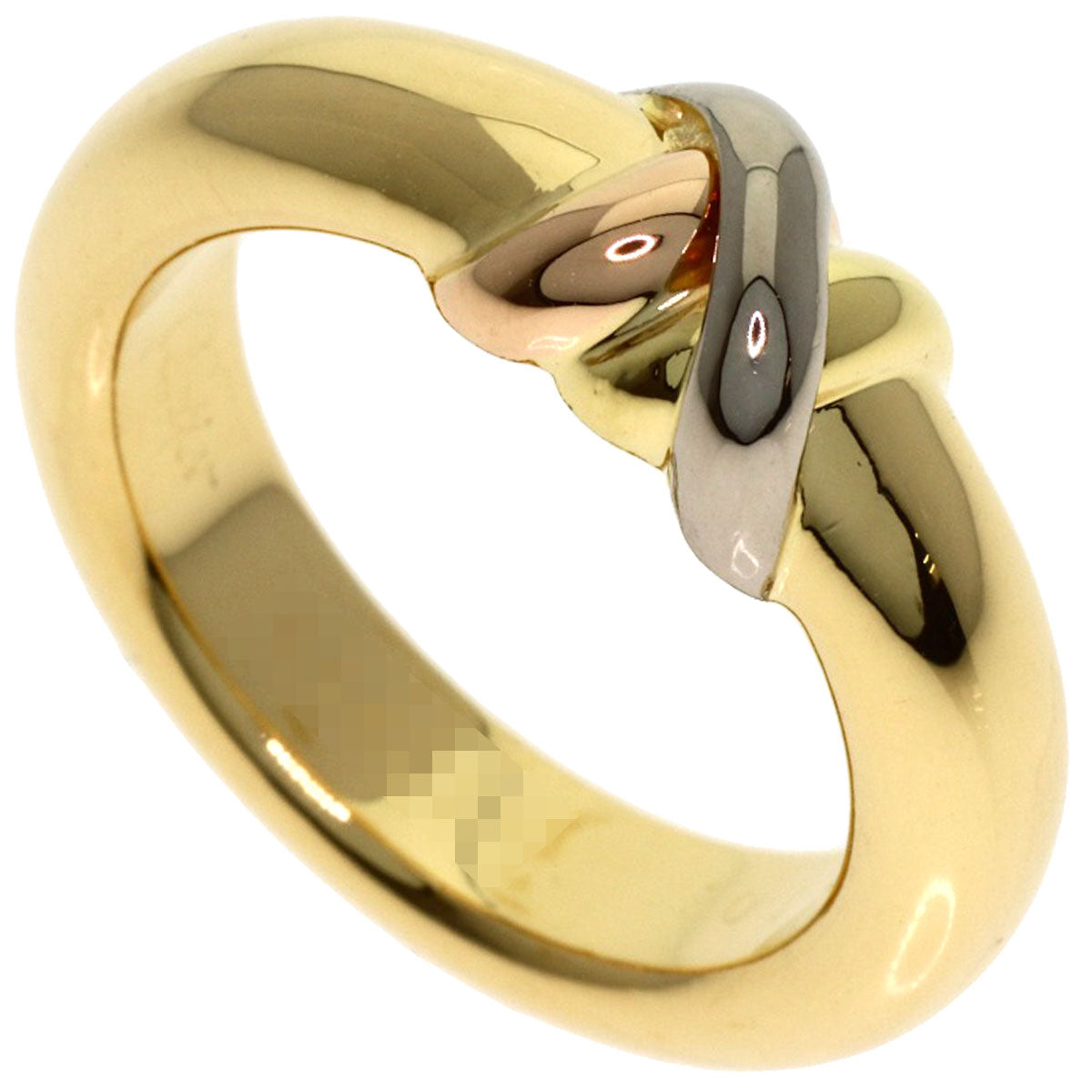 CARTIER Trinity Thread #50 Ring K18 Yellow Gold 18K Pink GoldLadies [Used]