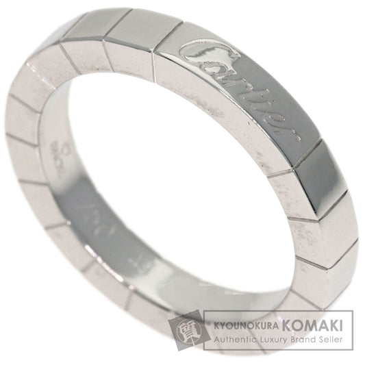 CARTIER Laniere # 49 Ring K18 White Gold Ladies [Used]