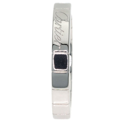 CARTIER Laniere # 49 Ring K18 White Gold Ladies [Used]