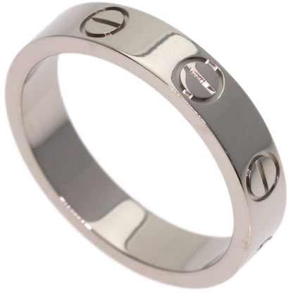 CARTIER love ring #48 Ring K18 White Gold Ladies [Used]