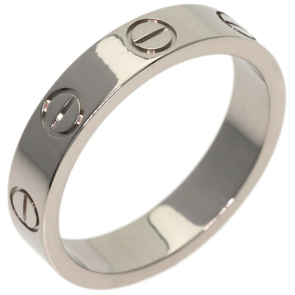 CARTIER love ring #48 Ring K18 White Gold Ladies [Used]