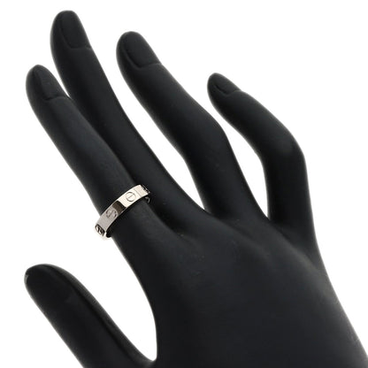 CARTIER love ring #48 Ring K18 White Gold Ladies [Used]