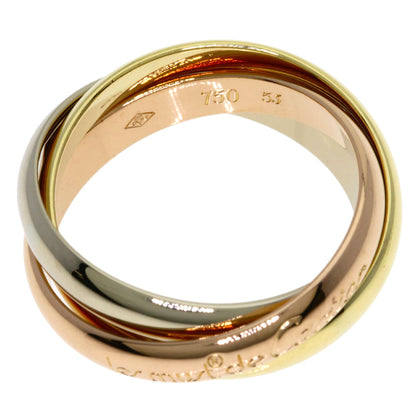 CARTIER Trinity #53 Ring K18 Yellow Gold 18K Pink GoldLadies [Used]