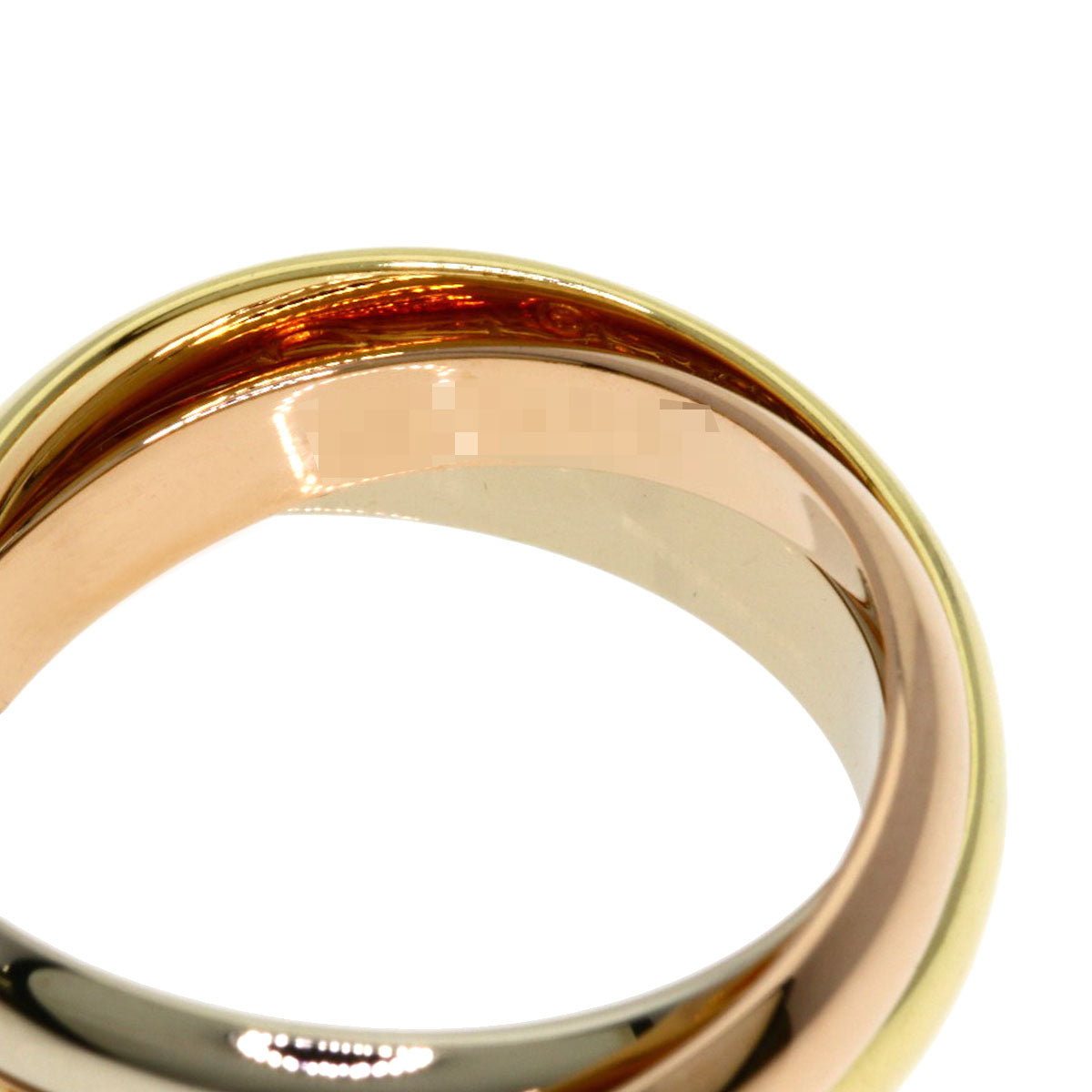 CARTIER Trinity #53 Ring K18 Yellow Gold 18K Pink GoldLadies [Used]