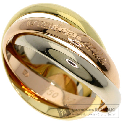 CARTIER Trinity #57 Ring K18 Yellow Gold 18K Pink GoldLadies [Used]