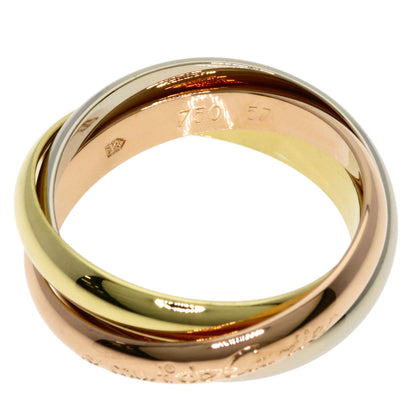 CARTIER Trinity #57 Ring K18 Yellow Gold 18K Pink GoldLadies [Used]