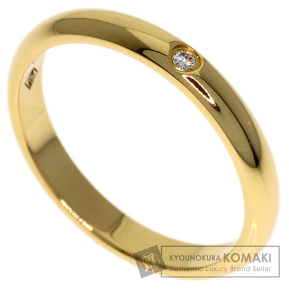 CARTIER Wedding 1P Diamond #47 Ring K18 Yellow Gold Ladies [Used]