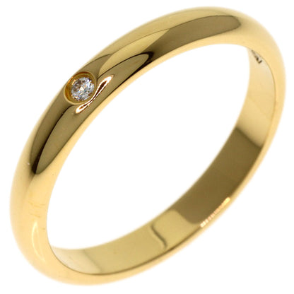CARTIER Wedding 1P Diamond #47 Ring K18 Yellow Gold Ladies [Used]
