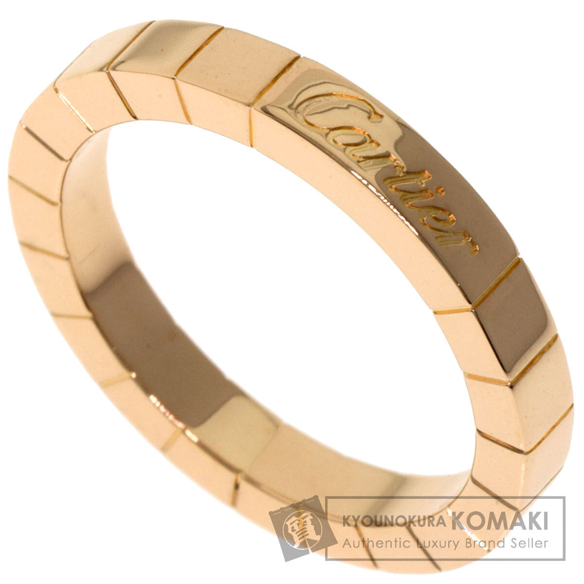 CARTIER Lanière # 53 Ring K18 Pink Gold Ladies [Used]