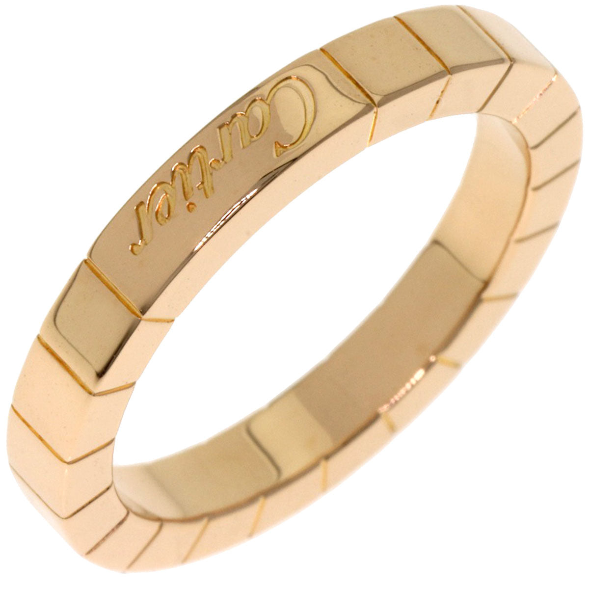 CARTIER Lanière # 53 Ring K18 Pink Gold Ladies [Used]