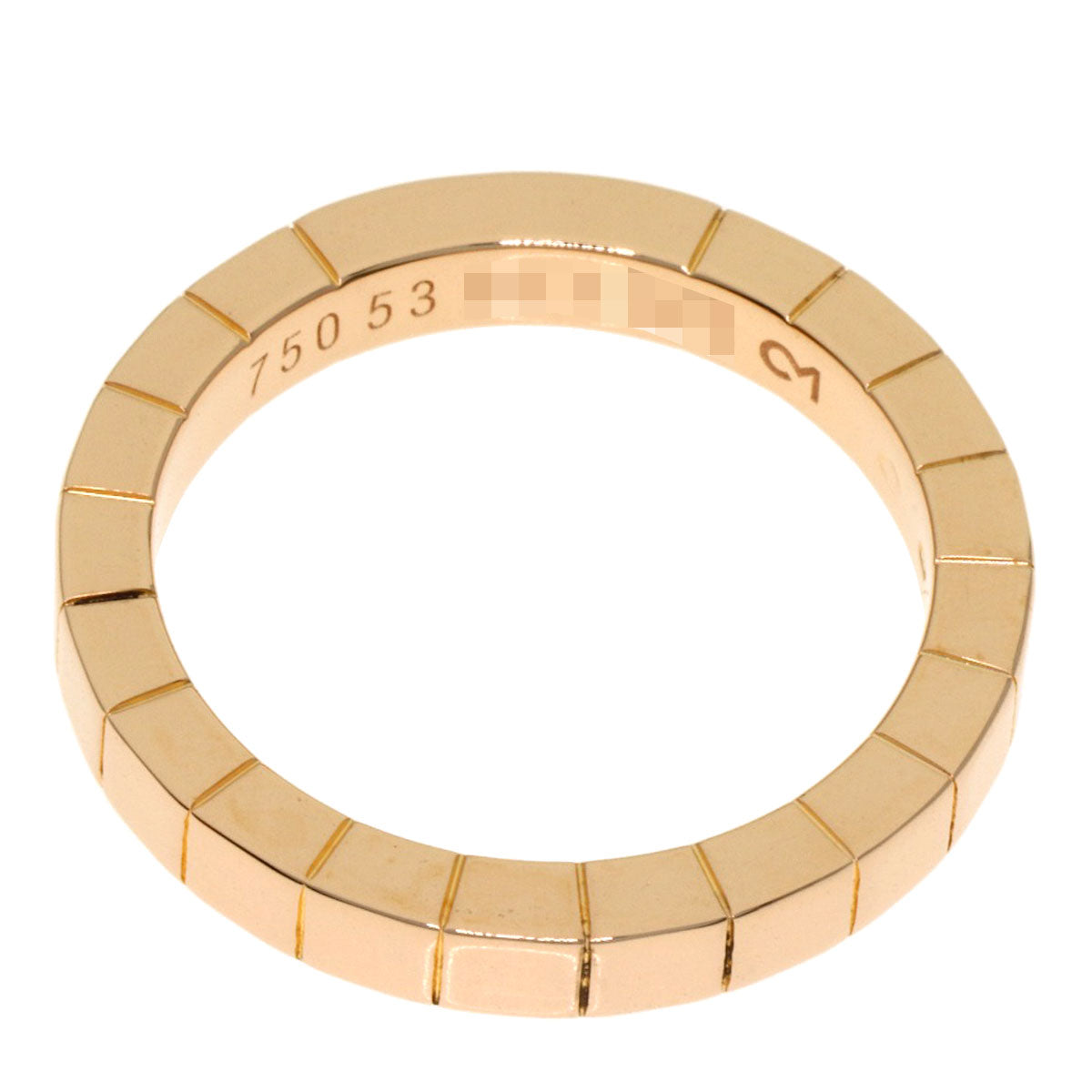 CARTIER Lanière # 53 Ring K18 Pink Gold Ladies [Used]